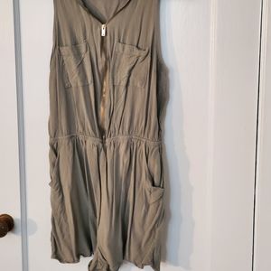 Deep Green Romper